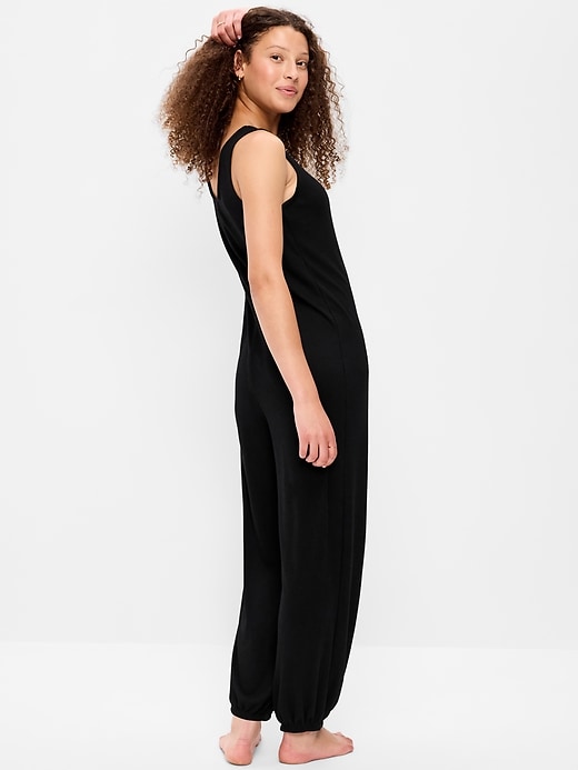 Image number 2 showing, Harem-Leg Pajama Jumpsuit