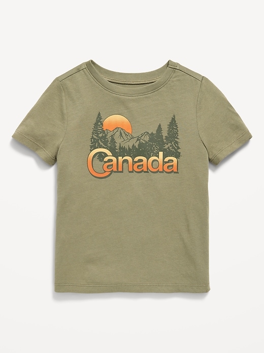 Image number 1 showing, Short-Sleeve Unisex Graphic T-Shirt for Toddler