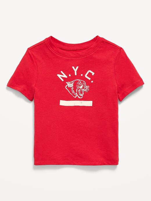 Image number 1 showing, Short-Sleeve Unisex Graphic T-Shirt for Toddler