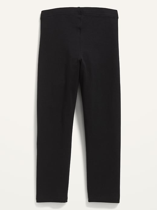 Image number 2 showing, Short Crop Jersey Leggings for Girls