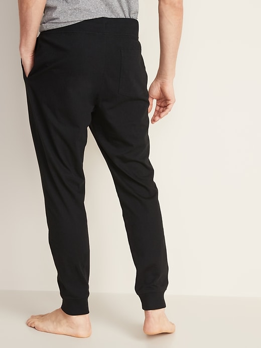 L'image numéro 2 présente Pantalon de jogging en tricot de jersey léger