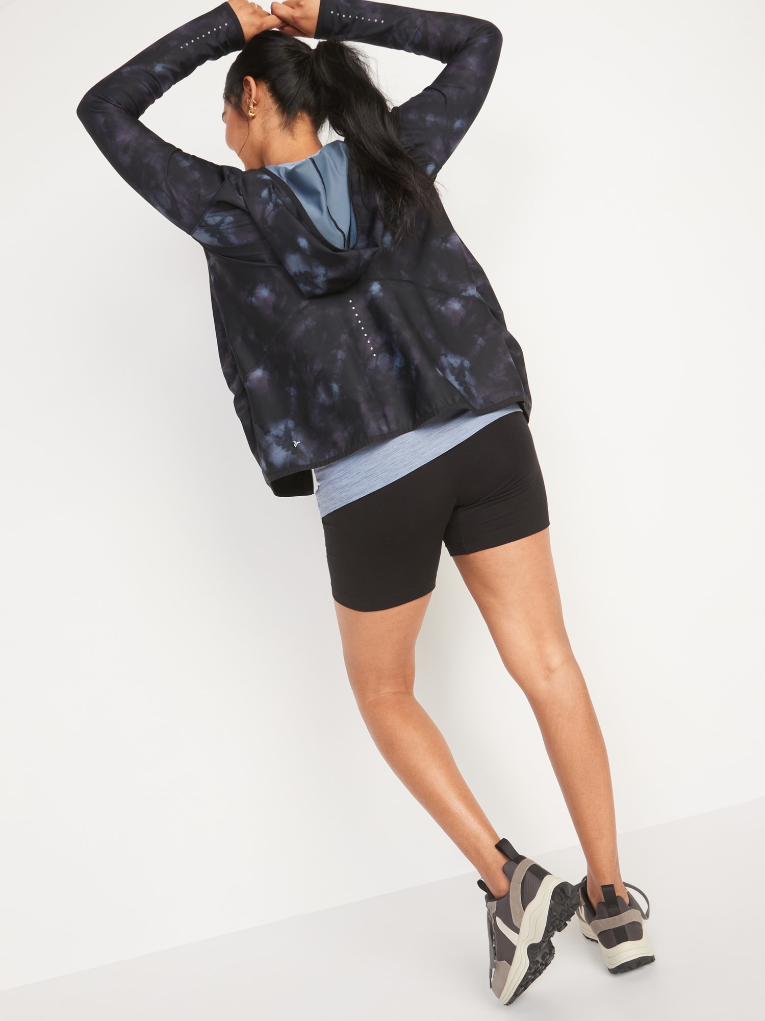 Maternity Full-Panel Biker Shorts - 6-inch inseam
