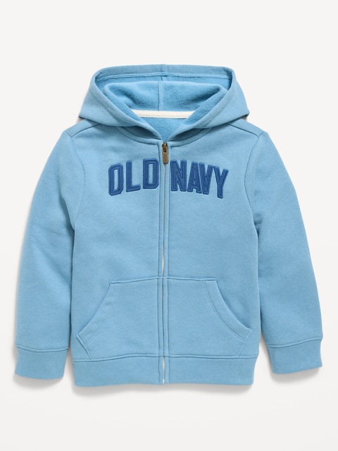 Logo Graphic Full-Zip Hoodie for Toddler Boys