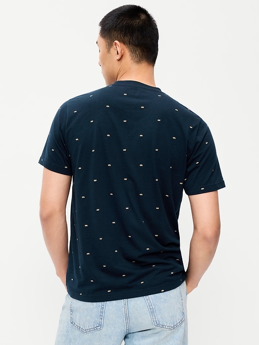 L'image numéro 2 présente T-shirt ras du cou