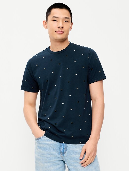 L'image numéro 1 présente T-shirt ras du cou