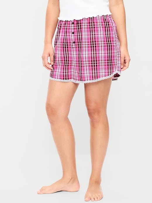 Image number 6 showing, Classic Poplin Boxer Pajama Shorts