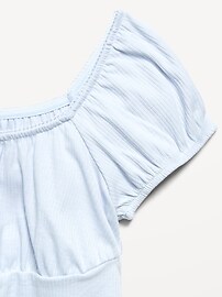 Image number 2 showing, Fit and Flare Ribbed Dress for Girls