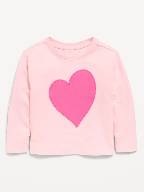 Long-Sleeve Graphic T-Shirt for Toddler Girls