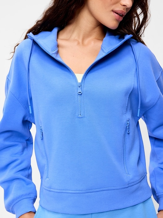 Image number 4 showing, Dynamic Fleece Half-Zip Hoodie Sweatshirt
