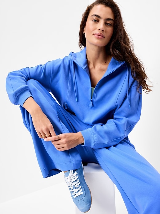 Image number 3 showing, Dynamic Fleece Half-Zip Hoodie Sweatshirt