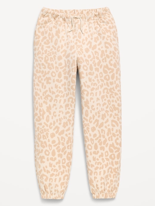 Image number 1 showing, Favorite Fleece High-Waisted Jogger Sweatpants for Girls