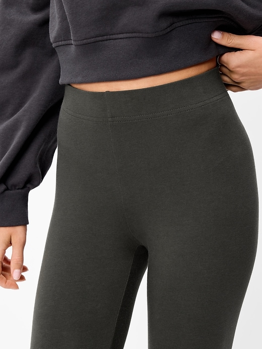 Image number 4 showing, High-Waisted Jersey Fashion Layering Leggings