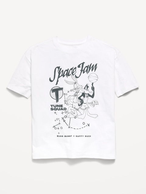 Space Jam™ Oversized Gender-Neutral Graphic T-Shirt for Kids