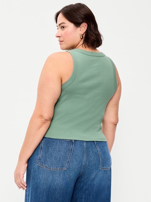 L'image numéro 8 présente Camisole courte moulante