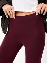 Image number 4 showing, High-Waisted Jersey Fashion Layering Leggings