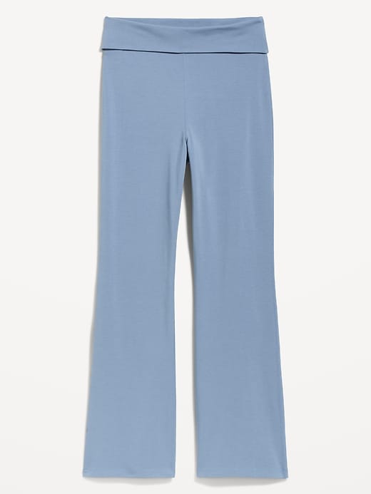 L'image numéro 6 présente Legging semi-évasé à taille haute rabattable PowerChill