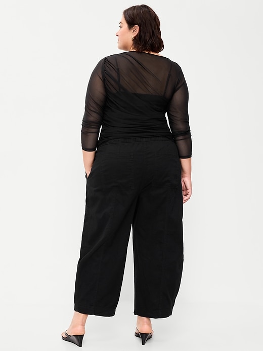 Image number 8 showing, Mid-Rise Pull-On Utility Pants