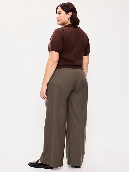 Image number 9 showing, High-Waisted Wide-Leg Trouser