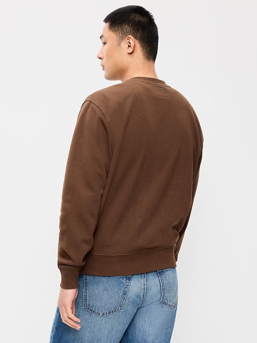 Image number 2 showing, Oversized Graphic Crew-Neck Sweatshirt