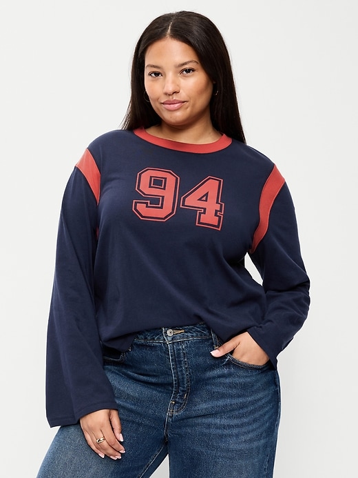 Image number 8 showing, EveryWear Long-Sleeve Graphic T-Shirt