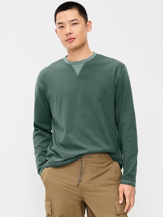 Image number 1 showing, Heavyweight Long-Sleeve T-Shirt