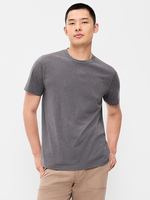 L'image numéro 1 présente T-shirt ras du cou