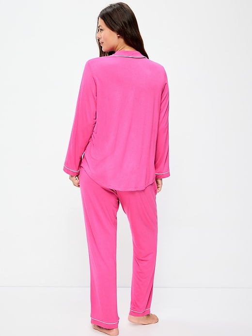 Image number 6 showing, Sunday Sleep Knit Jersey Pant Set