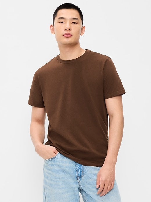 L'image numéro 1 présente T-shirt ras du cou