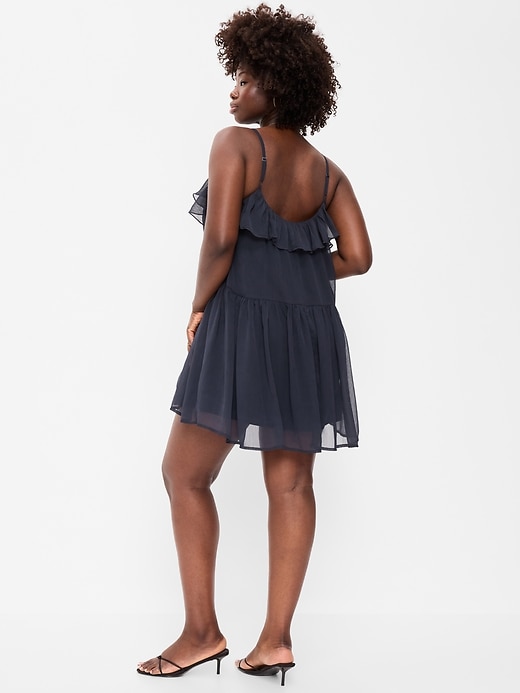 Image number 8 showing, Ruffle-Front Flounce Mini Dress