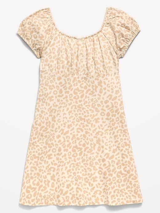 Image number 2 showing, Printed Fit and Flare Dress for Girls