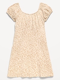 Image number 2 showing, Printed Fit and Flare Dress for Girls
