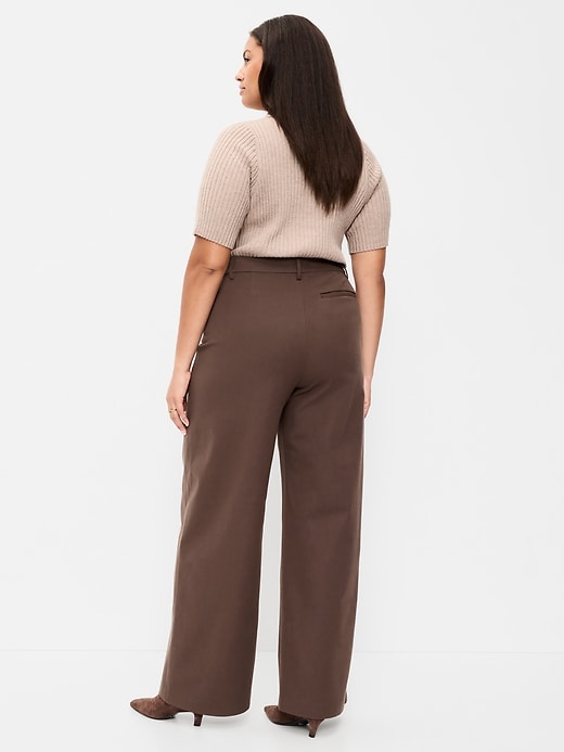 L'image numéro 9 présente Pantalon Pixie à jambe ultra-large à taille haute