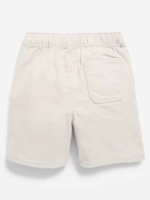 Image number 4 showing, Baggy Pull-On Jean Shorts for Toddler Boys