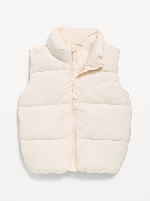 Image number 1 showing, Water-Resistant Quilted Puffer Vest for Girls
