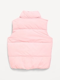 Image number 2 showing, Water-Resistant Quilted Puffer Vest for Girls