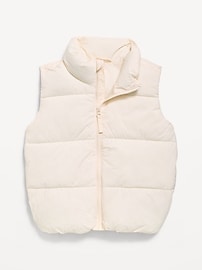 Image number 1 showing, Water-Resistant Quilted Puffer Vest for Girls