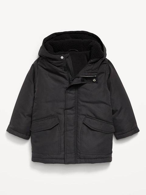 Water-Resistant Snow Jacket for Toddler Boys