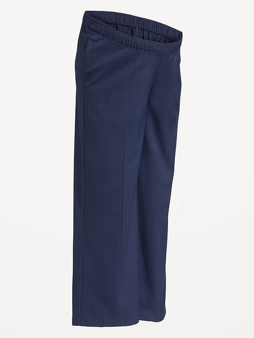 L'image numéro 2 présente Pantalon Billie à jambe large de maternité