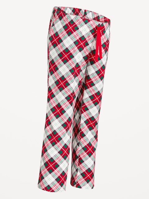 PANTALON DE PYJAMA EN FLANELLE À MOTIF DE MATERNITÉ