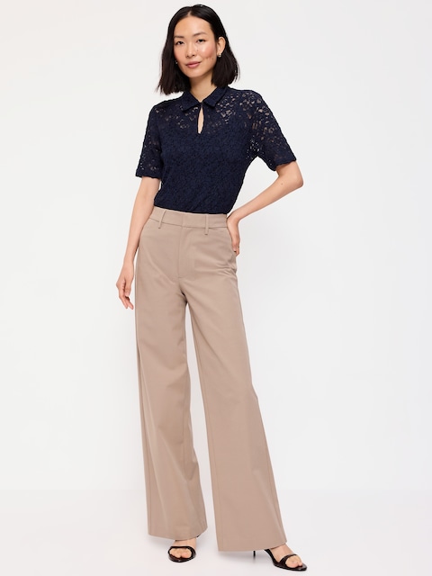 High-Waisted Pixie Super Wide-Leg Pants