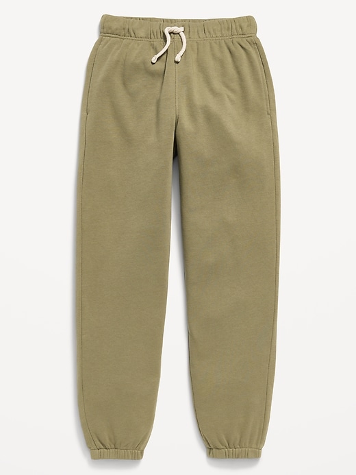 L'image numéro 2 présente Pantalon de jogging coupe généreuse en coton ouaté pour garçon