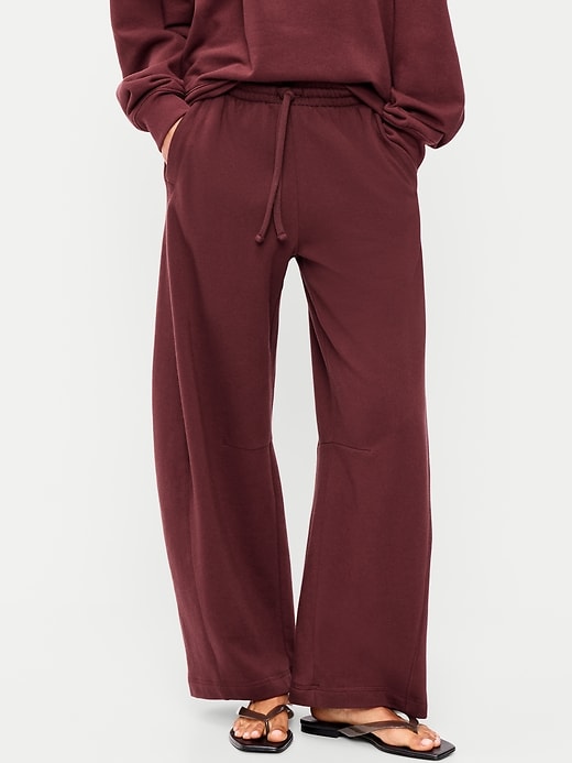 Image number 2 showing, Mid-Rise SoComfy Barrel Sweatpants
