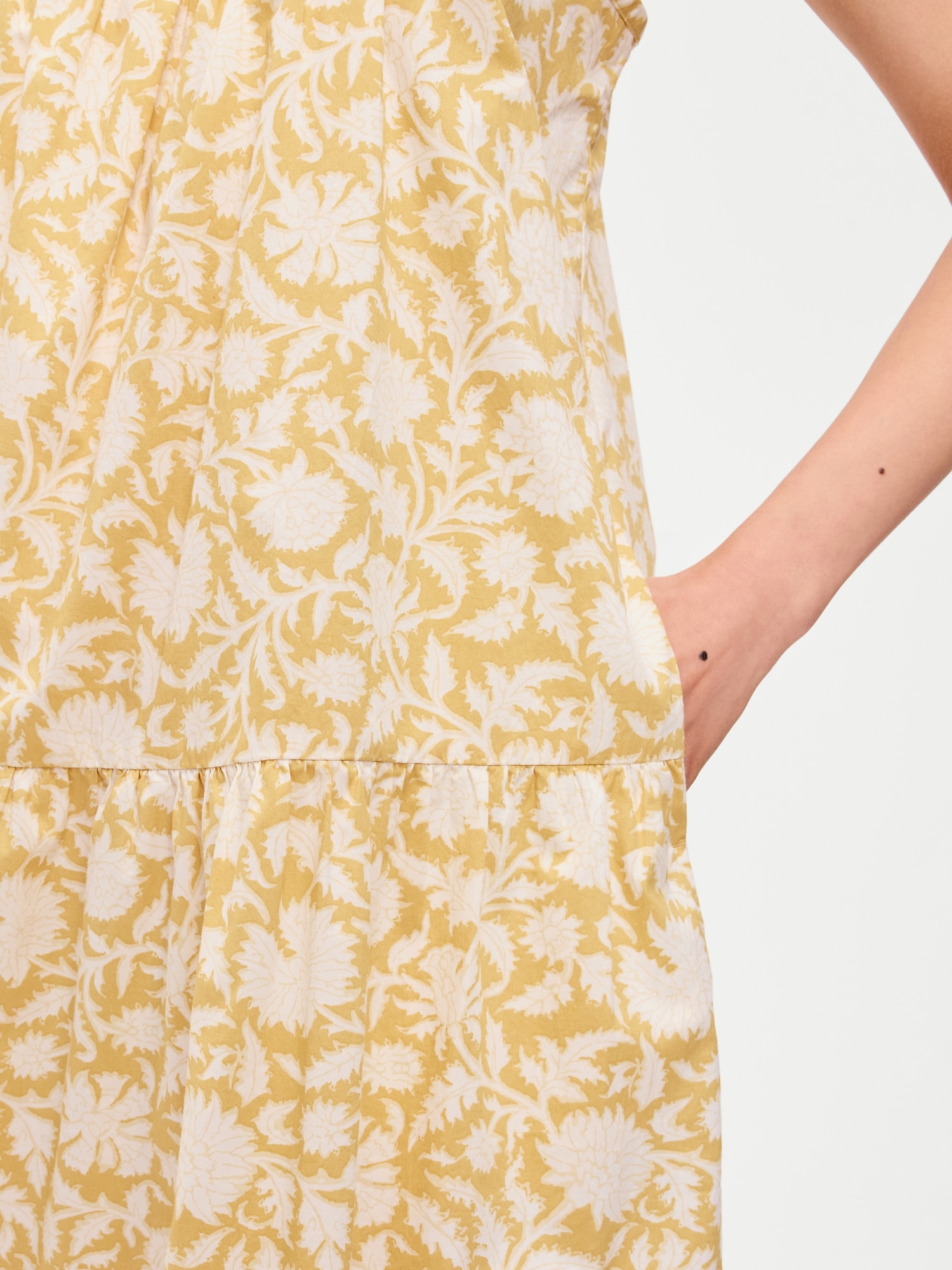 Drop-Waist Swing Mini Dress