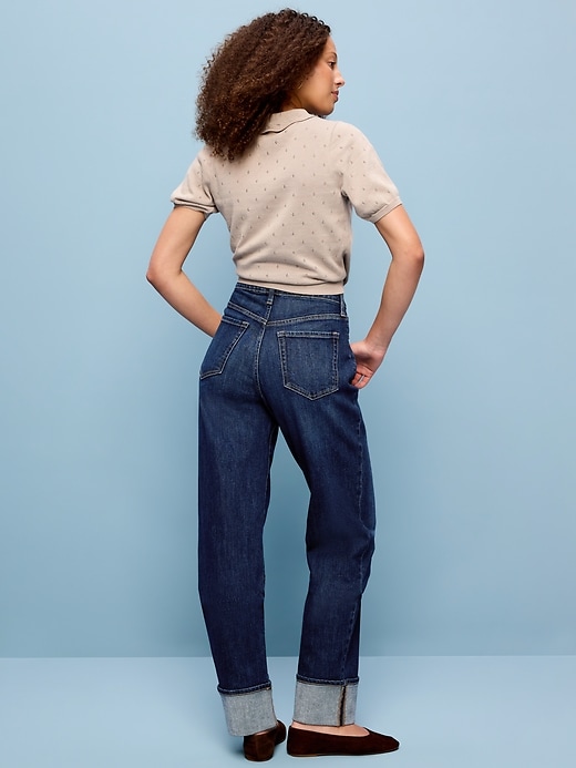 L'image numéro 3 présente Jean OG ample à taille haute