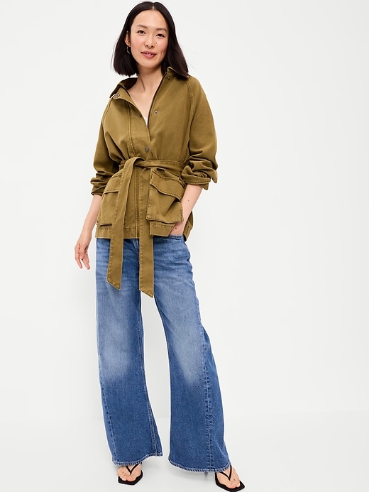 Image number 3 showing, Belted Utility Jacket