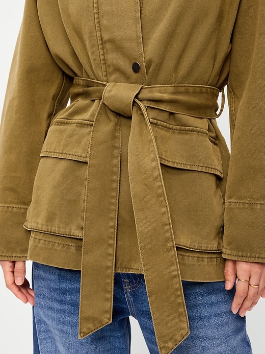Image number 4 showing, Belted Utility Jacket
