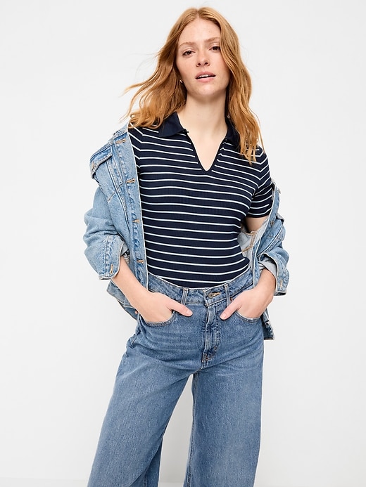 Image number 3 showing, Keyhole Polo Top