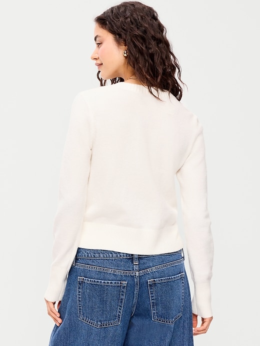 Image number 2 showing, SoSoft Lite Cropped Crew-Neck Cardigan