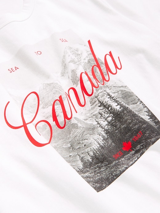 L'image numéro 3 présente T-shirt passe-partout ras du cou à imprimé