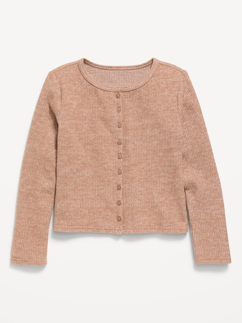 CozePlush Cardigan Sweater for Girls
